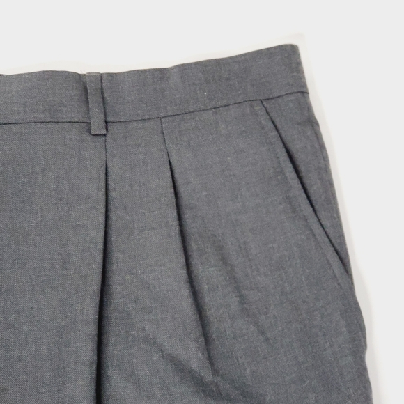 Stafford Classic Fit Pleated Travel Trousers (Dark Grey) - Picture 8 of 10